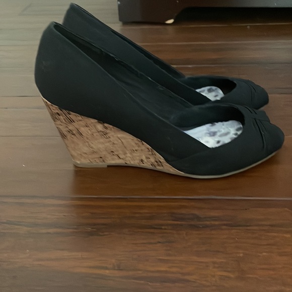 Rampage black Wedge Shoe - New - Picture 2 of 4